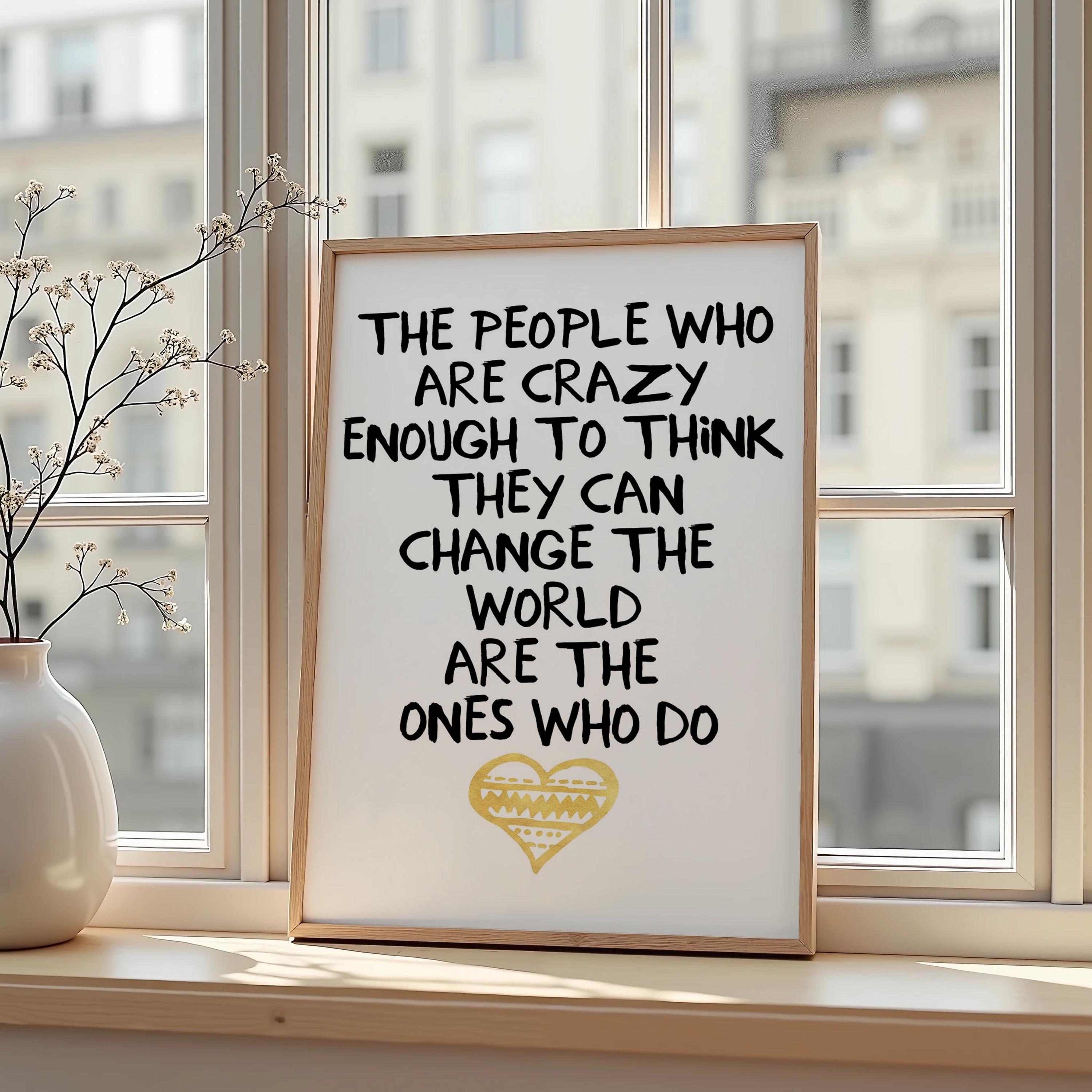 Motivational Quote Poster – Minimalist Office Wall Art - Etsy