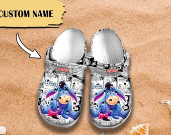 Donkey Comic Clog, Donkey Clogs, Bear Movie Sandals, Donkey Sandals, Donkey Shoes, Magic World Shoes, Cartoon Movie Fan Gift