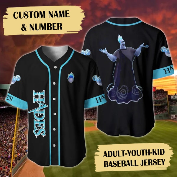 Personalized Villain Character 3D Jersey, Antagonist Character Custom Baseball Shirt, Birthday Gift For Friends, 3D Printed Baseball Outfit