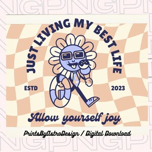 Im living my best life png, Inspirational quotes png, Motivational png, Be Happy, Boho trendy png, Positive sayings, Happy life png