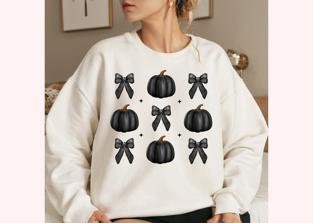 Black Coquette Bow Png, Halloween Pumpkin Png, Halloween Coquette Bow ...