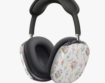 AirPod Max Case, Floral AirPods Holder, Wildflower AirPod Max Cover, Flower Print AirPods Pro Case, Protective AirPod Max Case, Gift for Her