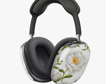 AirPod Max Cases, Floral Peony Design, Protective Case for Headphones, Elegant Flower Print Cover, Accessories Gift, Tech Gadgets Sleeve