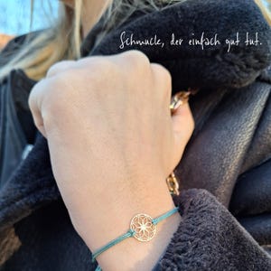 Your individual bracelet, filigree bracelet with the flower of life, gifts for women