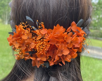 Peigne à fleurs d’automne/Peigne à fleurs d’oranger/Accessoires de mariée de mariage naturel/Peigne de mariée /Peigne à cheveux