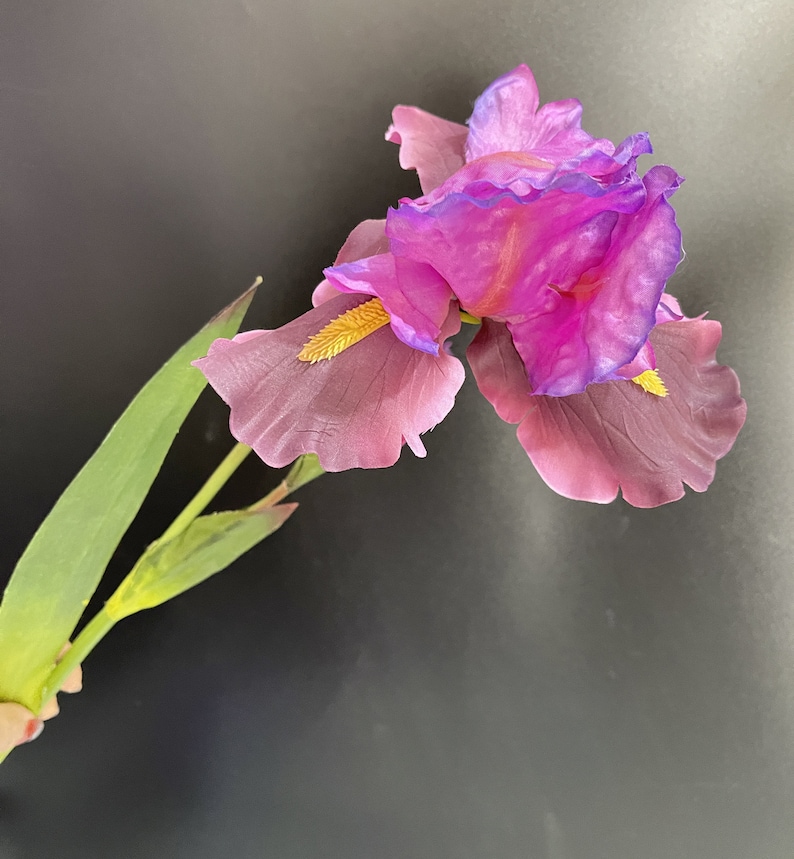 Artificial Flower Iris/high Quality Iris Country Wildflower Etsy
