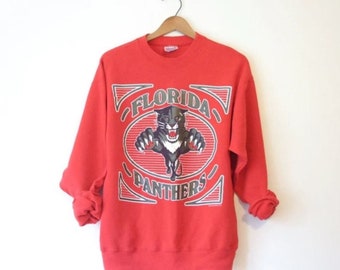 Vintage Lee Sport Miami Florida Panthers NHL Hockey Crewneck Sweatshirt