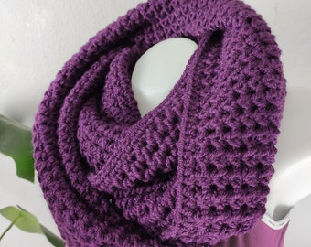 Infinity Crochet Scarves, Long and Oversized Chunky Shawl