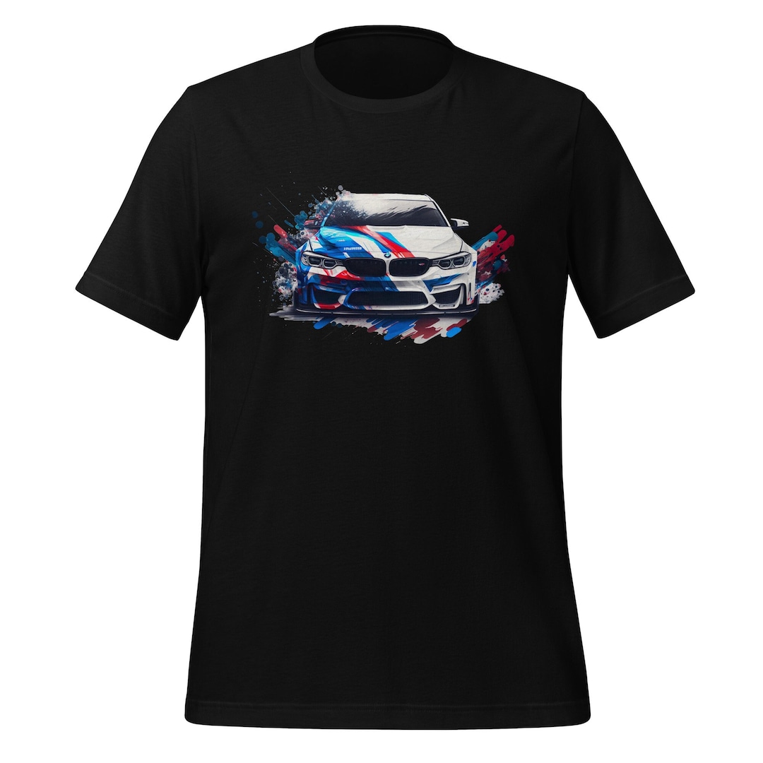 BMW Inspired Digital Art T-shirt, Digital Car Print, BMW M3 M4 ...
