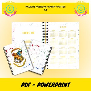 Pack de Agendas de Harry Potter