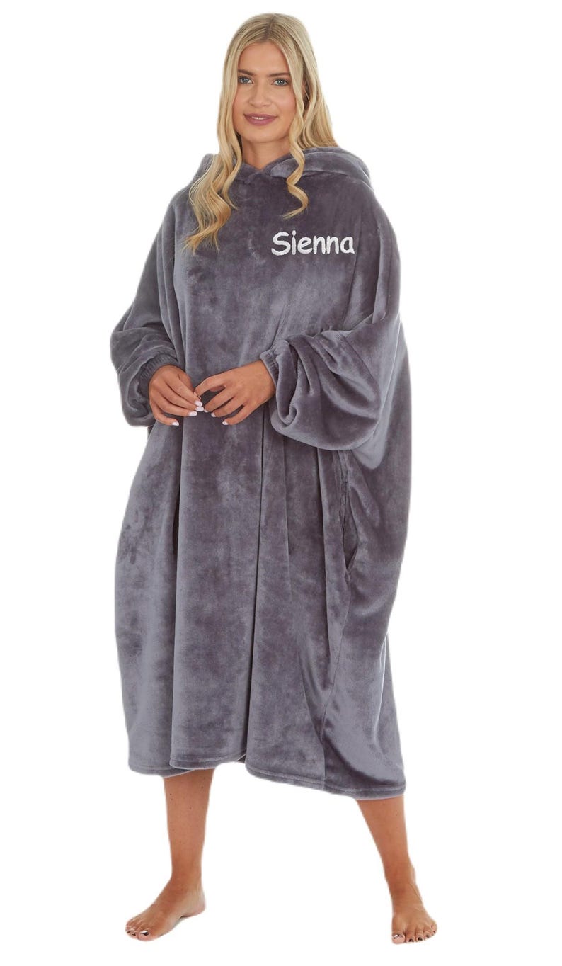 Personalised Hoodie Blankets. Design Custom Hooded Blankets