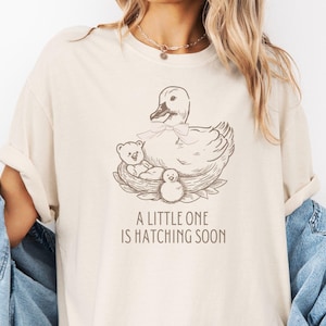Pregnancy T-Shirt, Pregnancy Announcement Shirt, Pregnancy Reveal T-Shirt, Baby Shower Gift, Maternity Shirt, Funny Mom Shirt, Baby Reveal