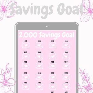 Printable Savings Tracker
