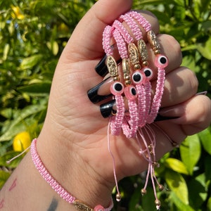 San Judas & Virgencita Evil Eye Rope Bracelet | Pulsera de Hilo San Judas y Virgencita Mal de Ojo