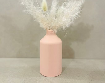 Vase "Bottle" für Trockenblumen / Dekovase aus recyceltem Material