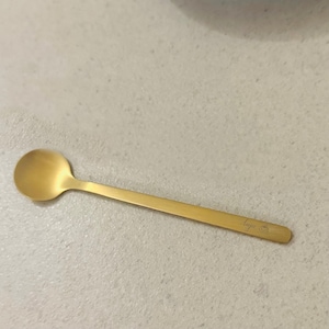 Personalized JODORA design espresso spoon with engraving – gift for wedding, birthday, Valentine's Day, anniversary