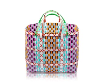 Mingalaba Caba Market Basket - Lucky Dip Woven Shopping bag