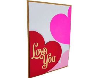 Te amo con todo mi corazón Tarjeta de felicitación Descarga digital instantánea - SVG, PNG, JPEG, Studio3 para Cricut Silhouette Cut File