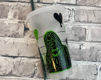 Starbucks Cup UK | Billie Eilish starbucks cup, Billie Eilish cup, Billie  Eilish gift, Personalised starbucks cup, Personalised gift