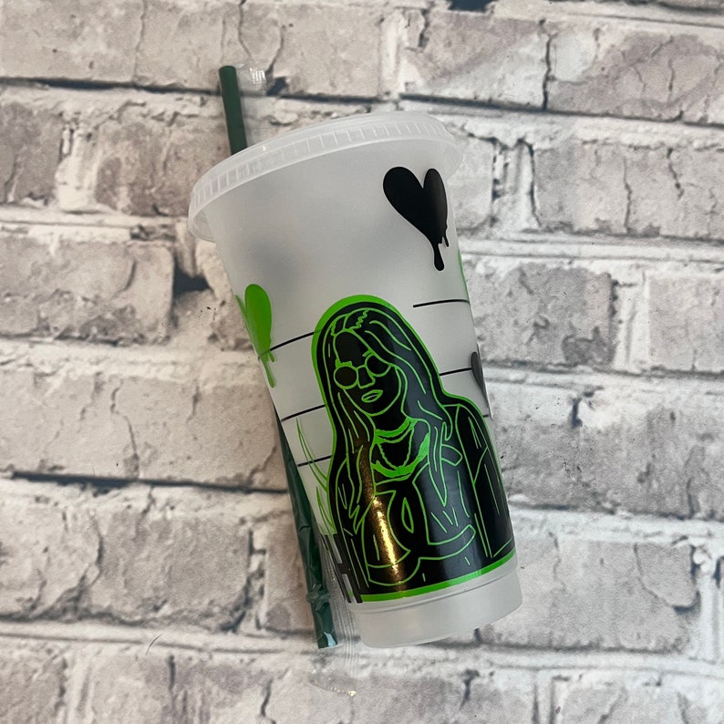 Starbucks Cup UK | Billie Eilish starbucks cup, Billie Eilish cup, Billie Eilish gift, Personalised starbucks cup, Personalised gift bild 5