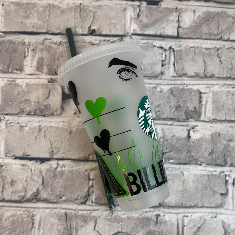 Starbucks Cup UK | Billie Eilish starbucks cup, Billie Eilish cup, Billie Eilish gift, Personalised starbucks cup, Personalised gift bild 8