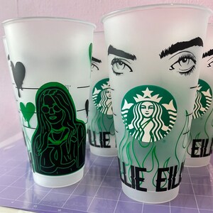 Starbucks Cup UK | Billie Eilish starbucks cup, Billie Eilish cup, Billie Eilish gift, Personalised starbucks cup, Personalised gift bild 4