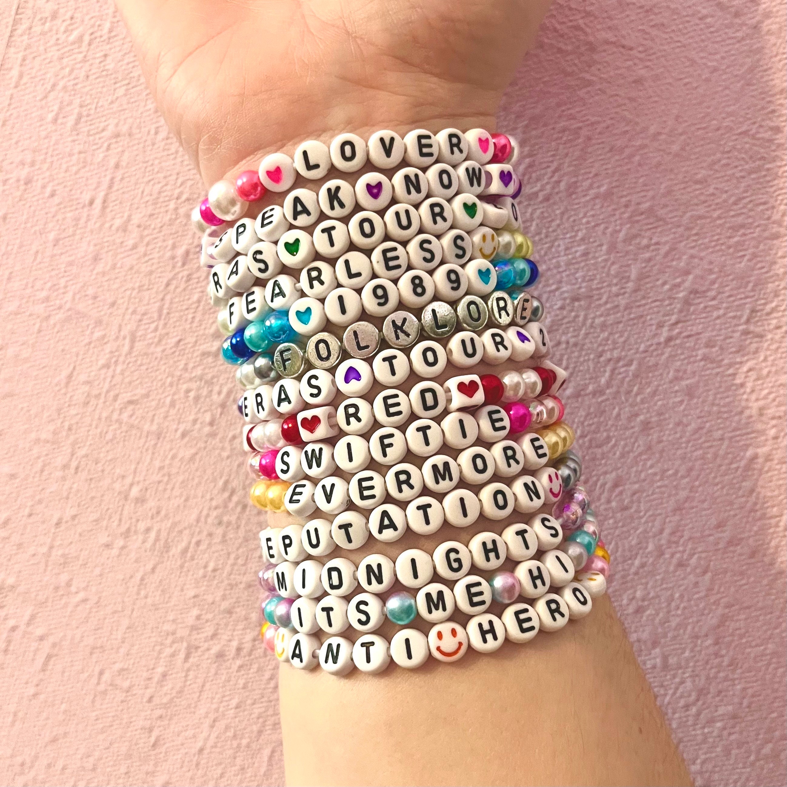 Eras Tour Bracelet & Bundle Option | ADULT SIZE - Taylor Swift