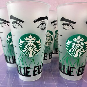 Starbucks Cup UK | Billie Eilish starbucks cup, Billie Eilish cup, Billie Eilish gift, Personalised starbucks cup, Personalised gift bild 2