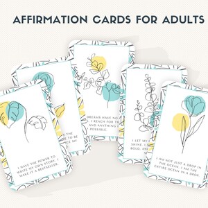 Motivierende Affirmationskarten für Frauen | Empowerment Karten | Motivierende Zitate | Vertrauensverstärker | Inspirierende Karten