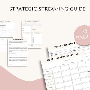 Strategic Streaming Guide & Workbook | Streaming Strategy | Content ...