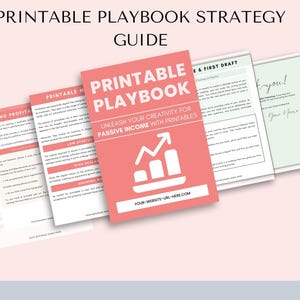 Printable Playbook Strategy Guide Finding Profitable Niches Designing ...