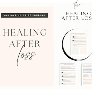 Heilung nach Verlust Notizbuch | Trauer Journal | Journaling Therapie | Seelische Heilung | Notizbuch zur Selbstfürsorge | Achtsamkeit Journal