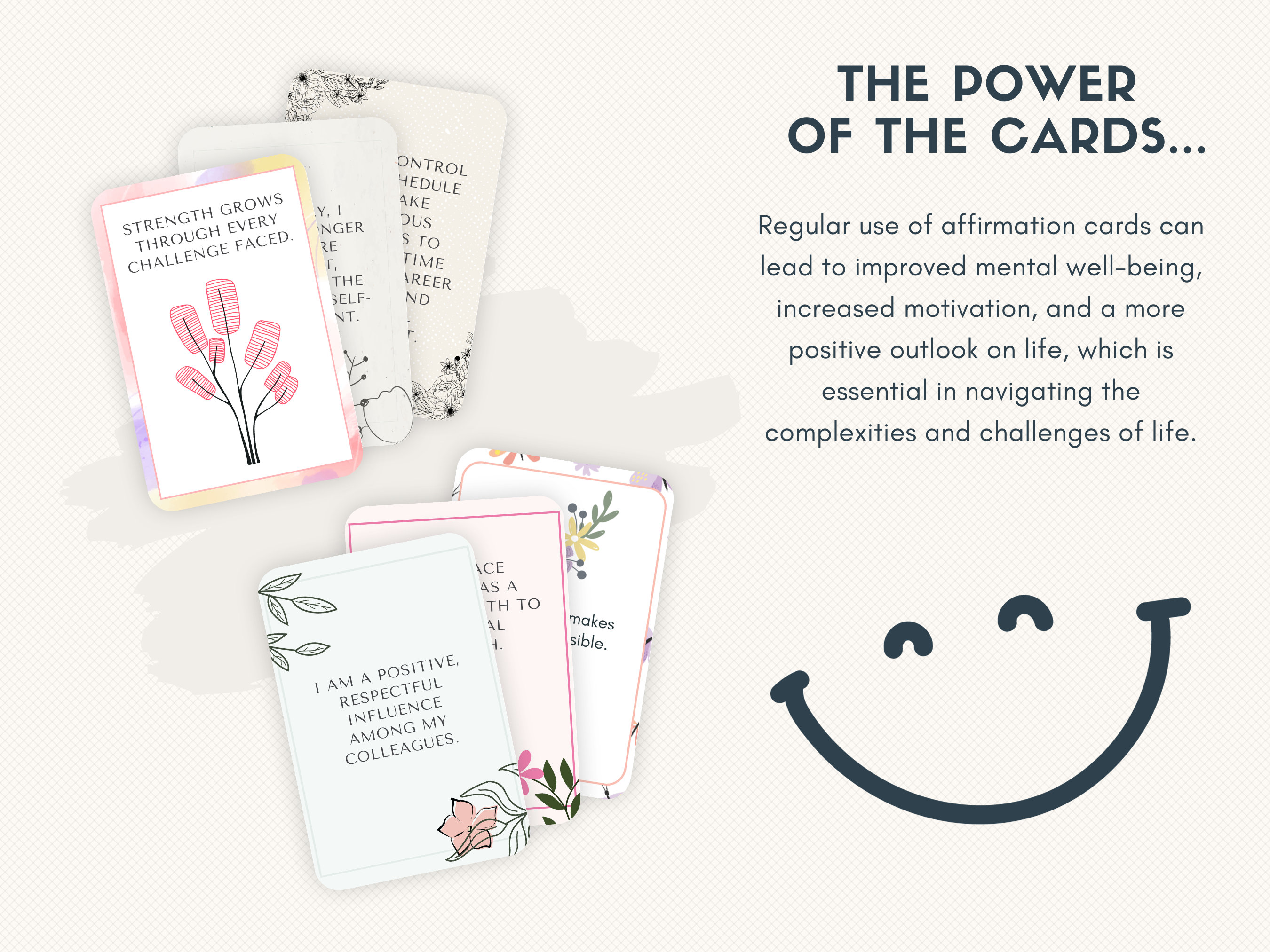 Work-life Balance Affirmation Cards for Adults 50-card Pack - Etsy