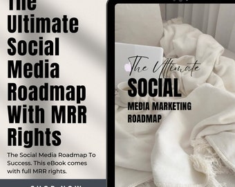 Livre électronique DFY : la feuille de route ultime pour les médias sociaux avec droits de revente principaux (MRR) + droits de marque privée (PLR), un guide fait pour vous.