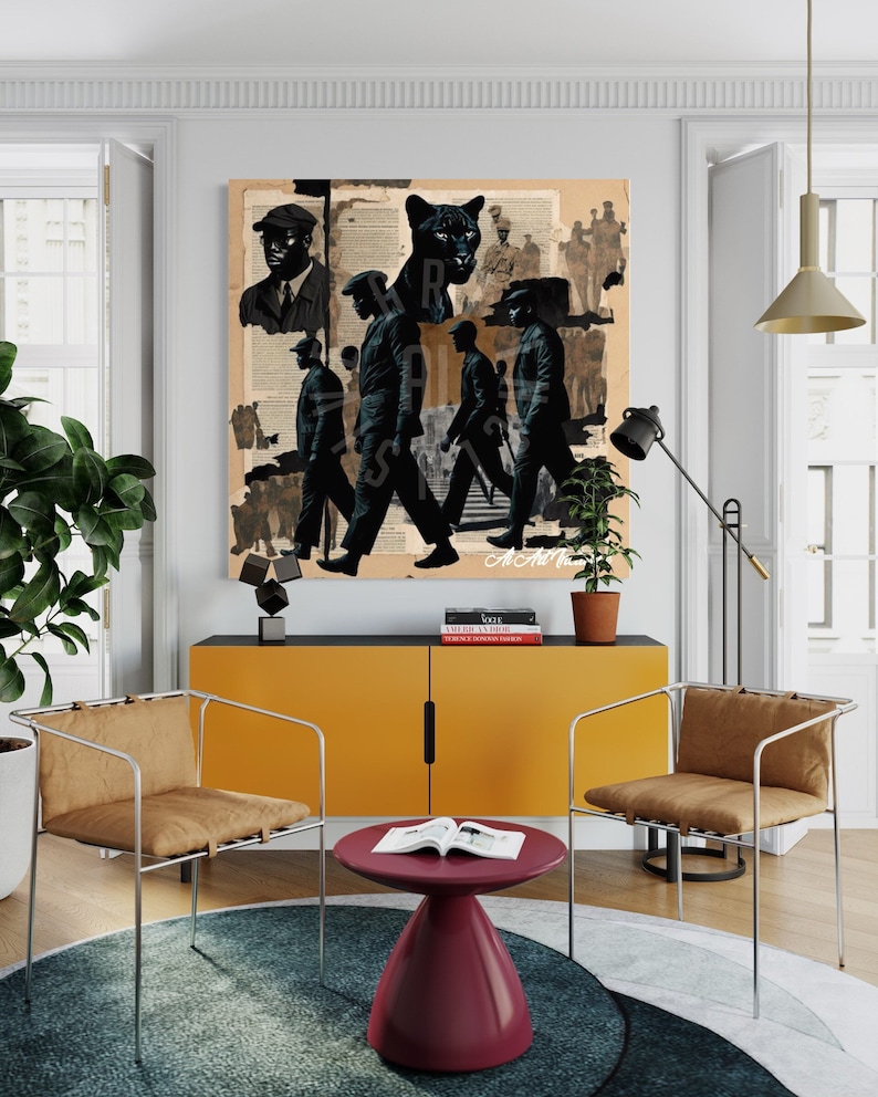 African Wall Art, Black Panther Art, Black History, Historical Art