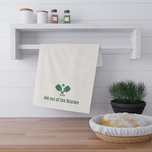 Pickle Ball-Themed Kitchen Towel: The Perfect Kitchen Accessory for Pickleball Enthusiasts