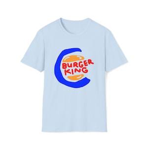 Burger King Artistic Tee | A Whopper of a Design | Vintage Style, 100% Cotton, Unisex