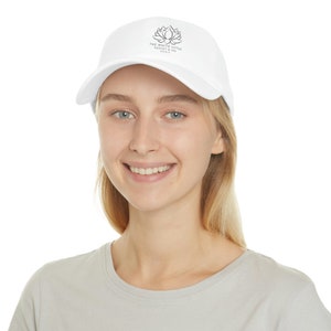 The White Lotus Resort Low Profile Baseball Cap, 100% Cotton Twill, 6-Panel Structured, Adjustable Velcro® Closure