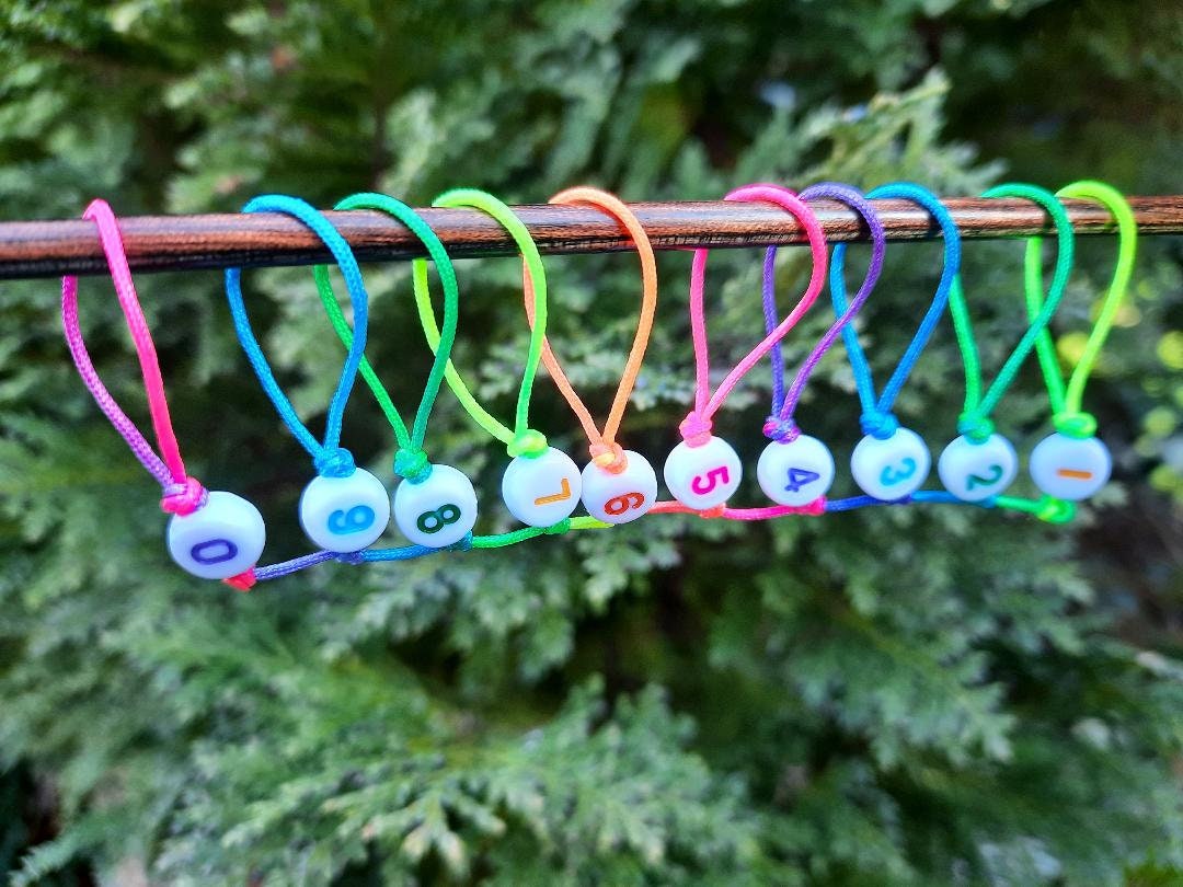 Row Counter Chain Row Counter for Knitting Numbered Row Etsy