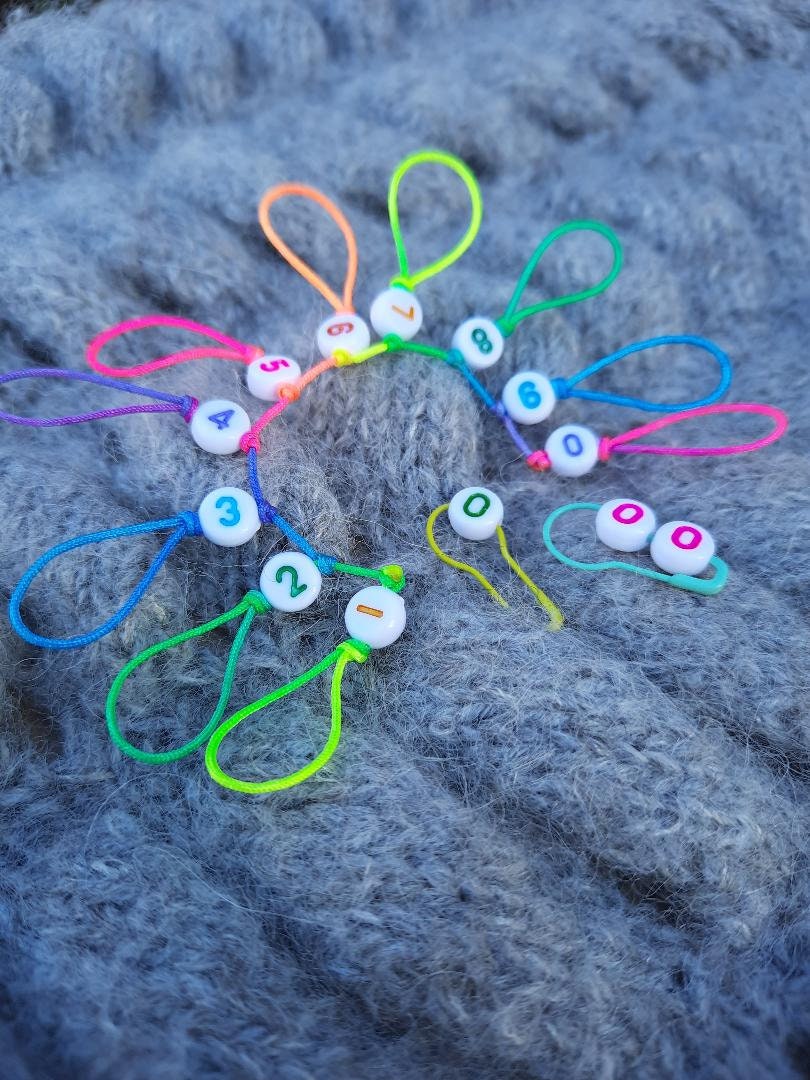 Row Counter Chain Row Counter for Knitting Numbered Row - Etsy