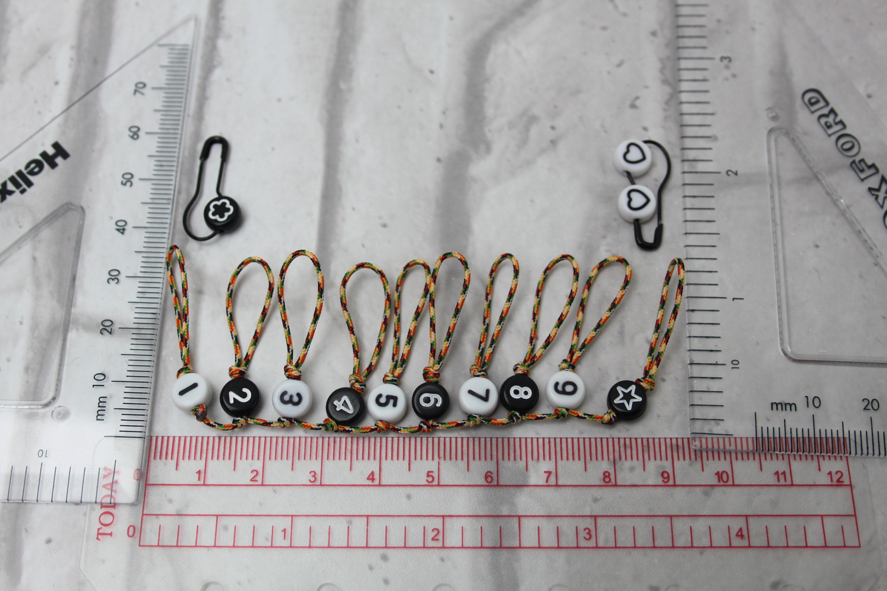 Row Counter Chain Row Counter for Knitting Numbered Row Etsy