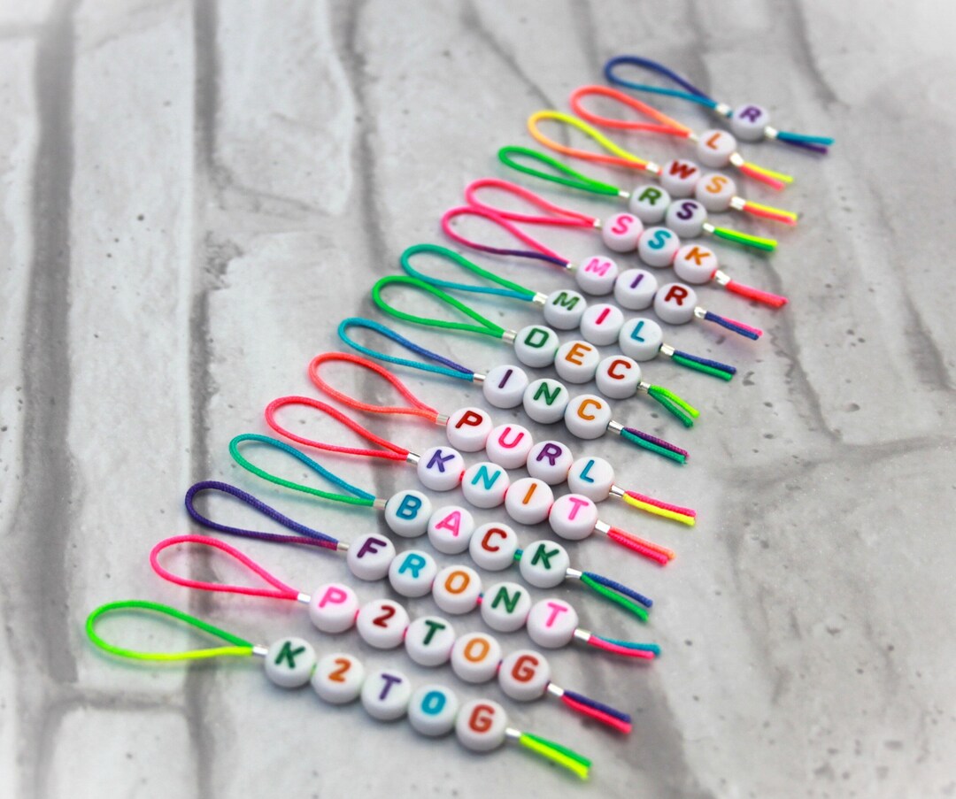 Abbreviation Knitting Stitch Markers Instructional Markers Identifier