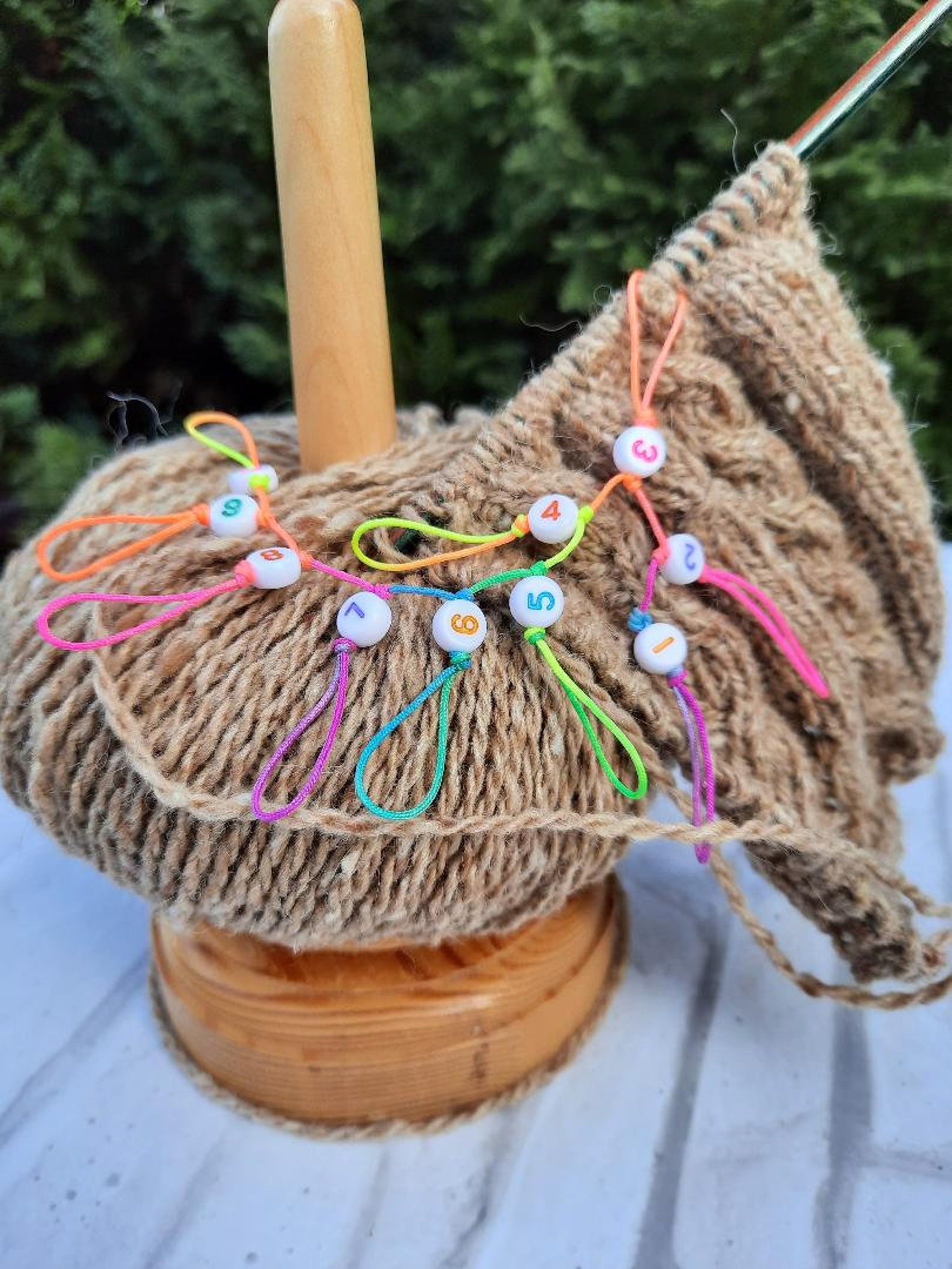 Row Counter Chain Row Counter for Knitting Numbered Row Counter