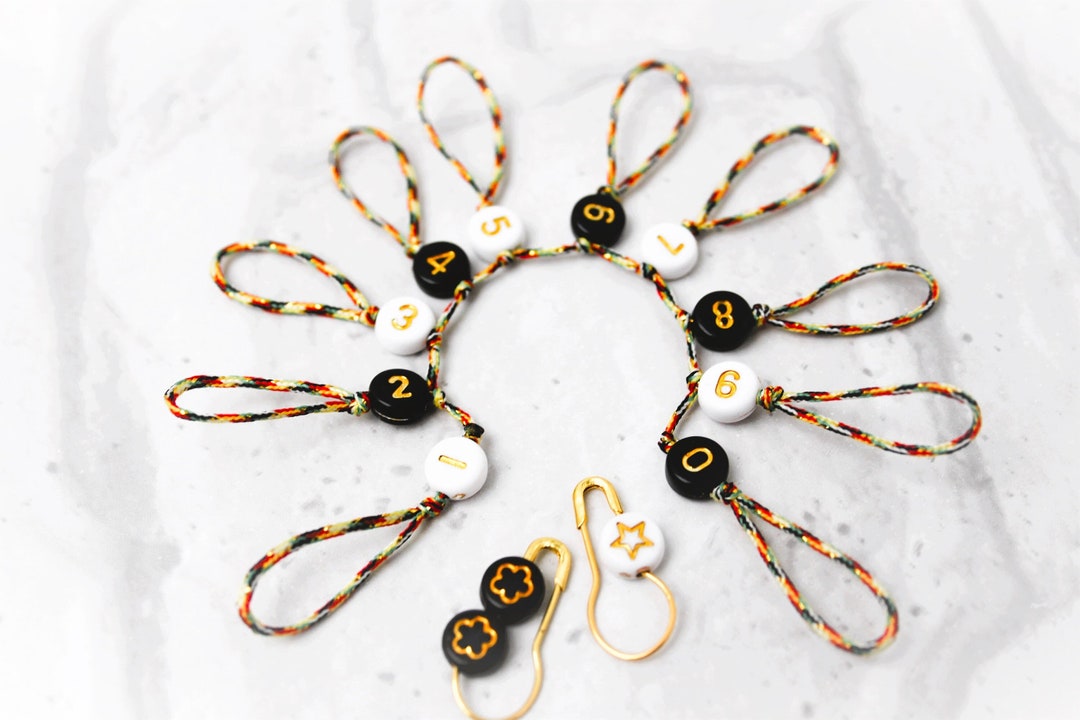 Row Counter Chain Row Counter for Knitting Numbered Row Counter ...