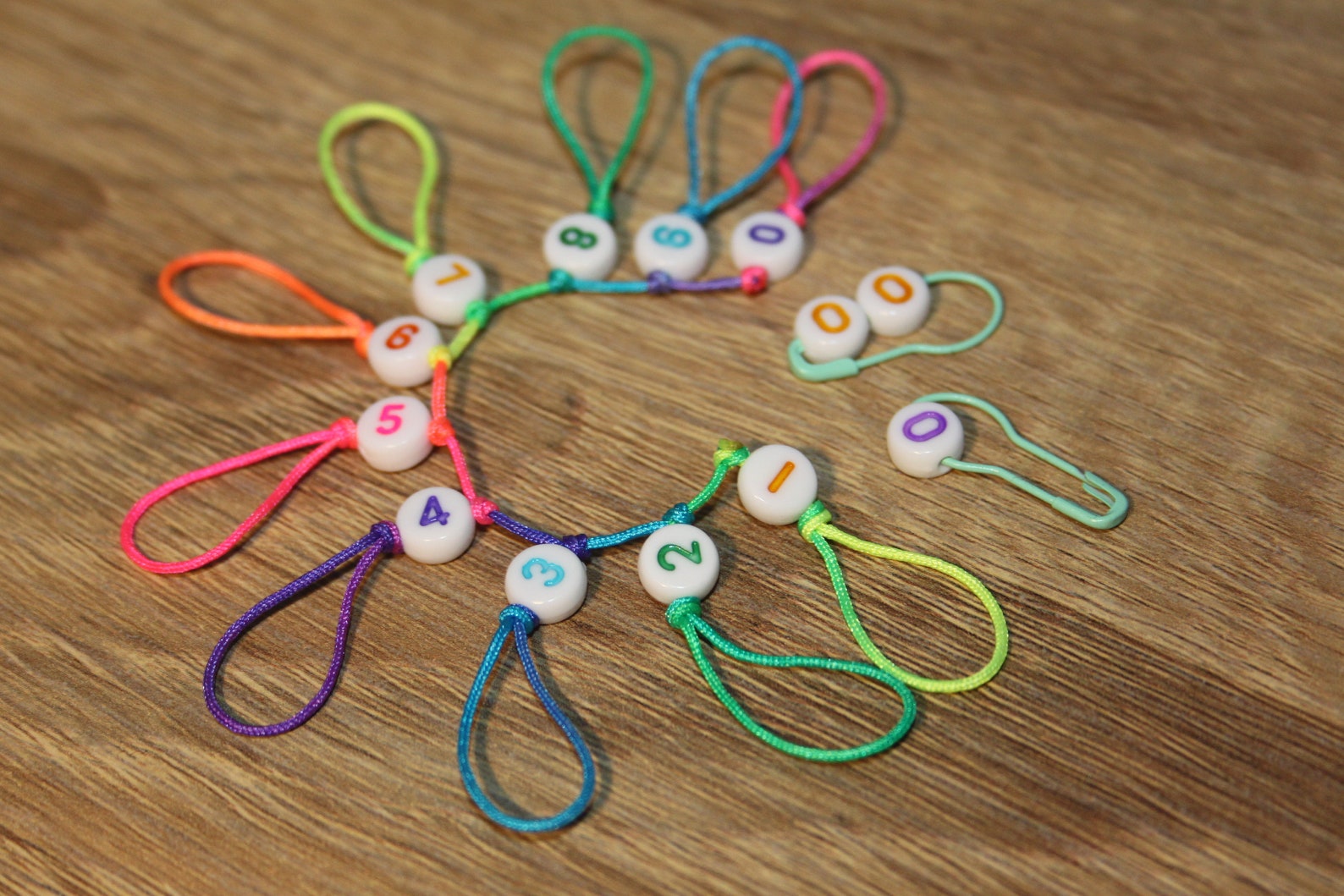 Row Counter Chain Row Counter for Knitting Numbered Row Counter