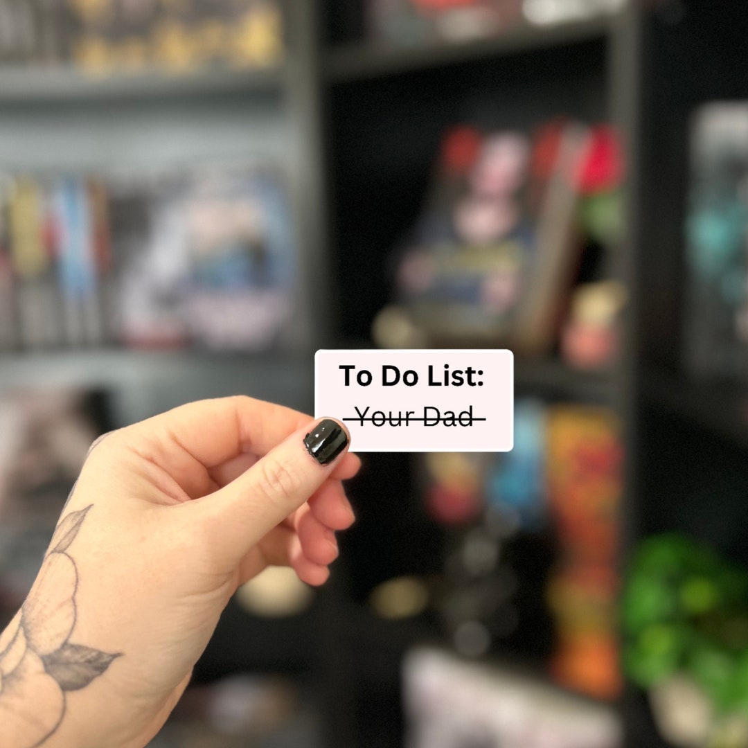 Topic List Sticker To Do List Sticker Bookish Sticker Kindle Sticker Book - Etsy