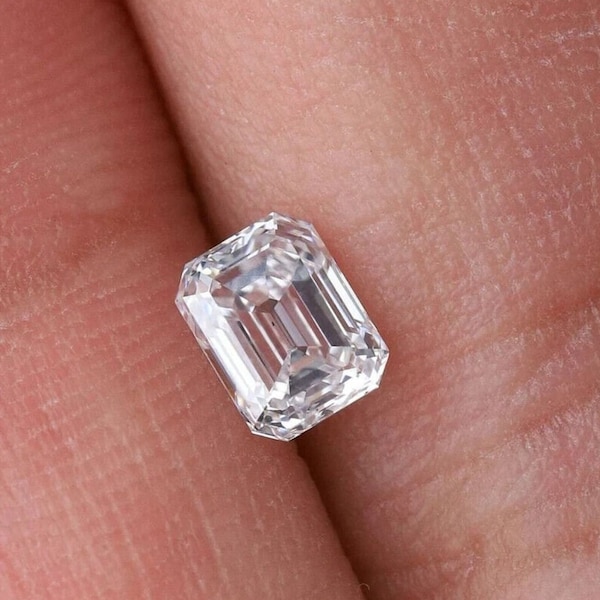 3x2mm to 4x3mm Diamond, Best Quality Emerald Cut Lab Grown Diamond / CVD Loose Diamond of VS Purity with D E Color / loose Lab Grown Diamond