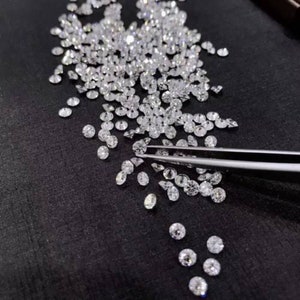 1mm to 3.5 mm Lab Grown Round Brilliant Cut Diamond Melee | DEF Colour VVS Clarity | Ethically Grown lab Grown Diamond for Jewelry
