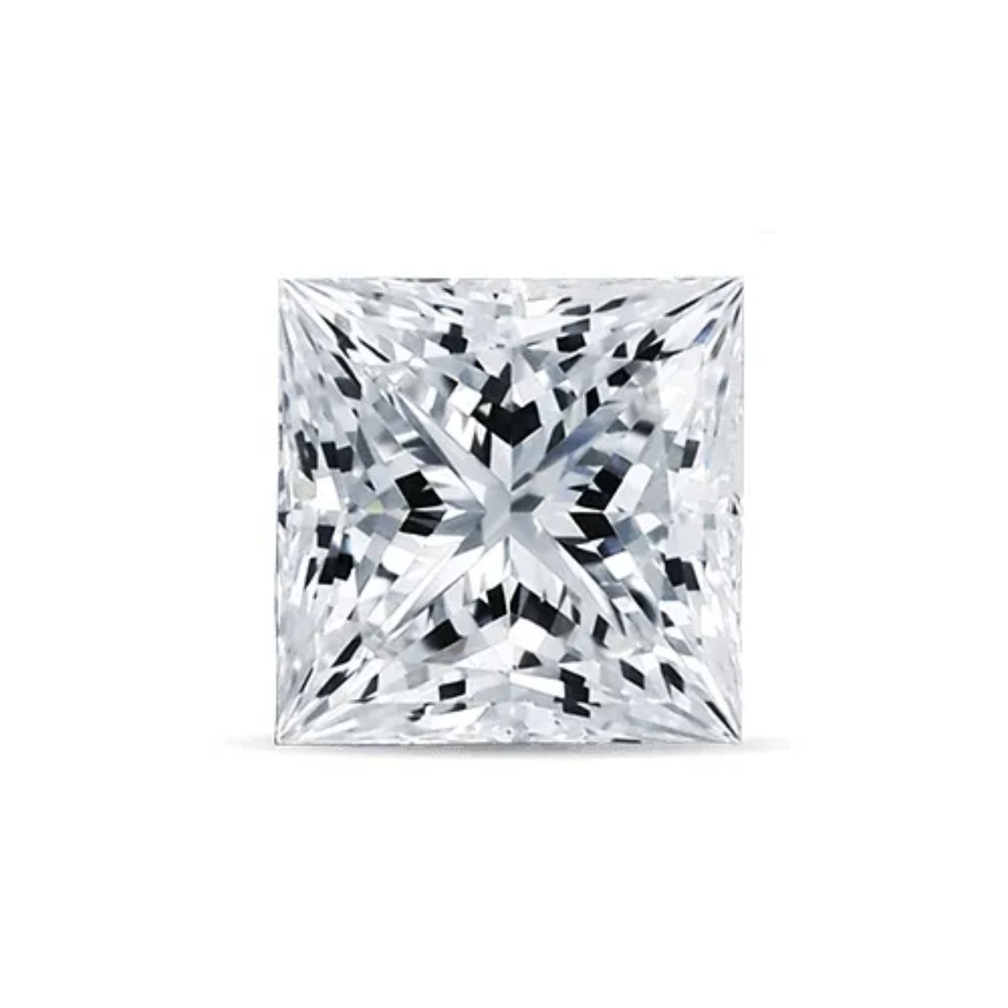 【るーだいやもんど】 4.75 mm プリンセスカット ラボダイヤモンド DEF/VS: ルースCVD