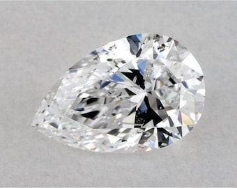 0.051 Carat Pear Cut Lab Grown Loose Diamond: DEF VS Clarity